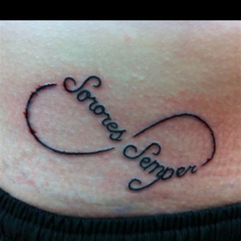 sisters always in latin our tattoo angela gray gray johnson i like this one the best