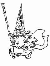 Coloring Pages Wizard Magician Fantasy Merman Cliparts Animated Merlin Clip Clipart Printable Computer Print Library Magicians Popular Sheets Easily Coloriage sketch template