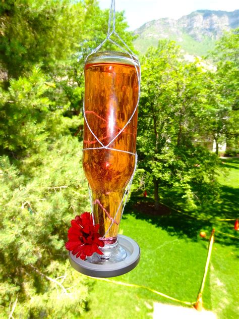 gunnell family homemade hummingbird feeder