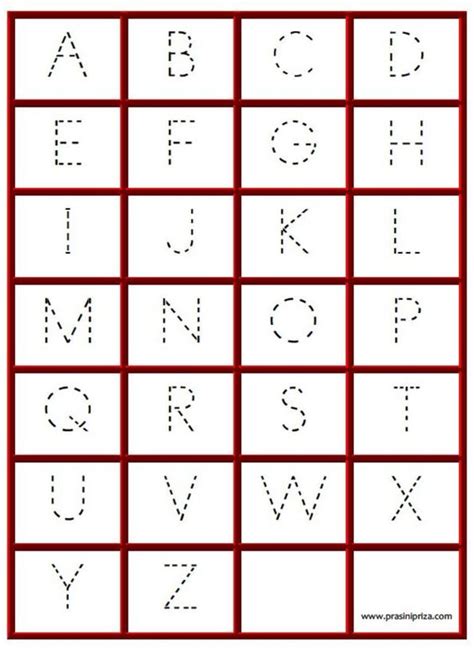 traceable alphabet learning pinterest preschool alphabet