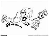 Incredibles Coloring Pages Disney Kids Color Printable Sheets Print Book Plate Sheet Cartoons Superhero Back School Resources sketch template