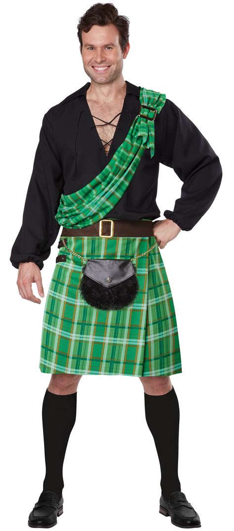 scotsman kilts man fancy dress mens scottish national dress adult costume outfit ebay