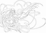 Chobits Coloring Lineart sketch template