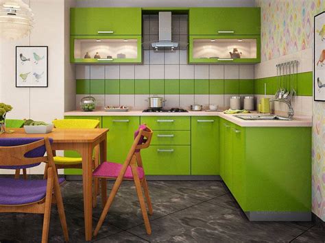 konsep penting  dapur minimalis bernuansa hijau