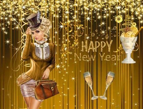 Happy New Year Jolie Créa De Mitsy Femme Champagne