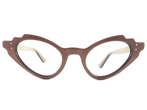 Vintage Eyeglasses Frames Eyewear Sunglasses 50s Vintage Brown