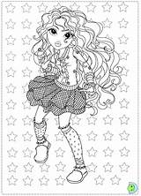 Moxie Girlz Coloring Pages Coloriage Mc2 Project Kids Dinokids Girl Print Colorir Girls Doll Colouring Para Fun Aktiviteter Index Voor sketch template