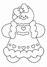 Coloring Christmas Pages Gingerbread Momjunction Man Printable Girl sketch template