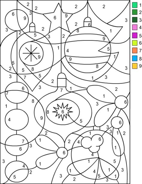 christmas color  number coloring pages  kids  love