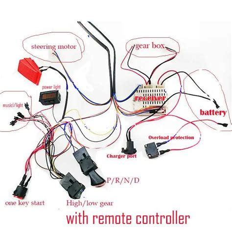 wiring diagram  kids electric car
