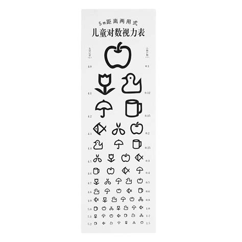 Buy Lina Trading Standardized Eye Chart Visual Testing Chart For