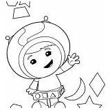 Umizoomi Coloring Team Milli Pattern Power Her sketch template