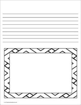 final copy writing paper    designs  teacher clipart borders