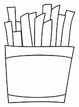 Fries Frite Template Recherche Depuis sketch template