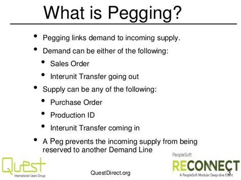 Inventory Pegging In Peoplesoft Financials Supply Chain