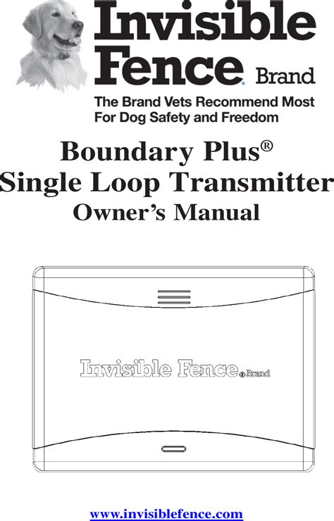 radio systems  boundary  single loop transmitter user manual