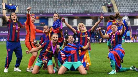 barcelona rout chelsea 4 0 to win maiden women s champion league title