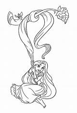 Rapunzel Tangled Webs Wondersofdisney sketch template