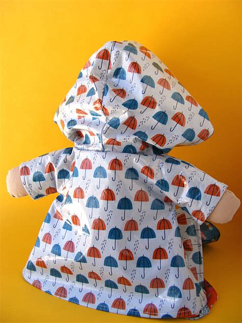 dress  bunch doll raincoat pattern shiny happy world