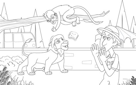 ideas  coloring zookeeper coloring pages  kids