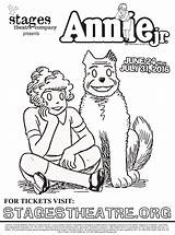 Coloring Annie Pages Orphan Kids Little Printable sketch template