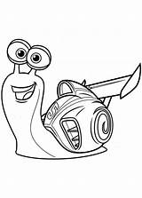 Turbo Coloring Pages Snail Drawing Schnecke Printable Sketch Kleine Getdrawings Grosser Traum Kids Template sketch template