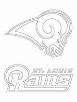 Coloring Pages Nfl Carolina Panthers Rams Logo Printable Football Louis St Crafts Steelers Pittsburgh Search Team String American Sheets Click sketch template