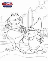 Coloring Pages Gnomes Sherlock Gnome Nanette Frog Paris Sheets Activity Printables Printable Books Print Game House sketch template