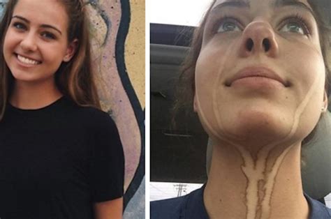 this 17 year old learned the hard way not to cry after getting a spray tan