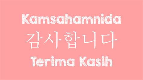 Ucapan Balasan Terima Kasih Dalam Bahasa Korea Sama Sama 94248 Hot