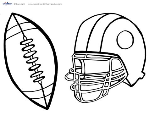 printable football coloring page  coolest  printables