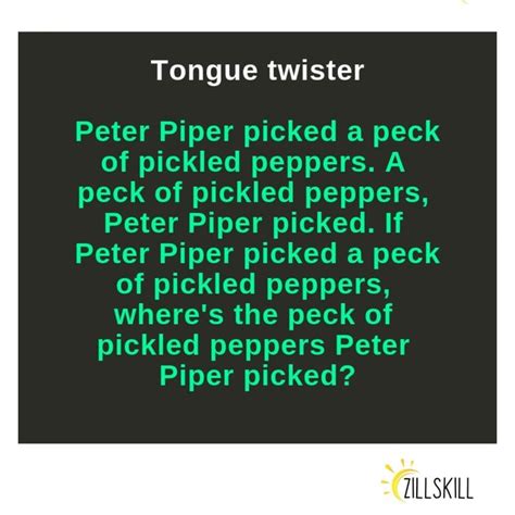 tongue twister   tongue twisters facts  kids