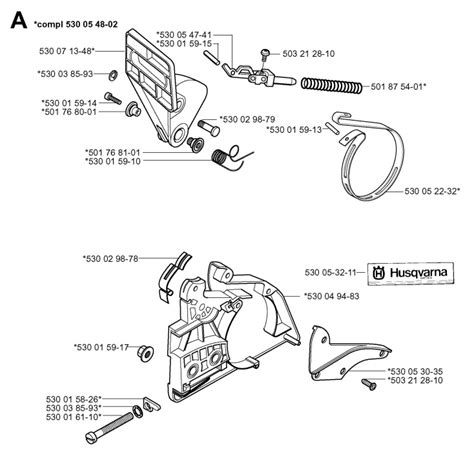 husqvarna  chainsaw parts diagram wiring