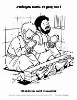 Silas Jail Crafts Prison Apostle sketch template