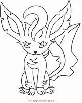 Leafeon Coloring Pokemon Pages Getdrawings Printable Getcolorings Template sketch template