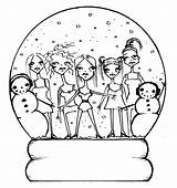 Spice Girls Coloring Pages Wonderstrange Snowglobe Freebies Stamps Digital 80s Really Want Tell sketch template