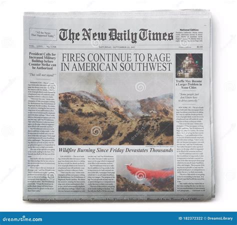 fake newspaper front page alt font stock photo image  compositing