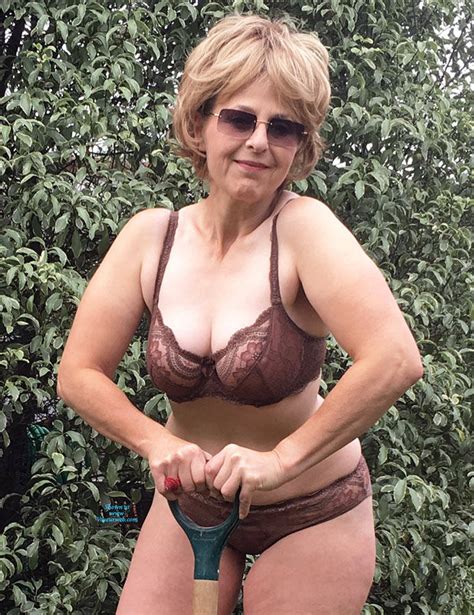 lady bee naked gardening may 2019 voyeur web