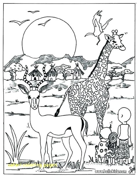 safari animals coloring pages  getcoloringscom  printable