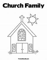 Church Coloring Pages Family Drawing Activity Simple Elevator Truth Belt Preschool Printable Color Template Advent Alphabet Fear Getcolorings Colouring Getdrawings sketch template