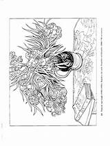 Coloring Pages Blank Color Dover Paintings Flower Own Great sketch template