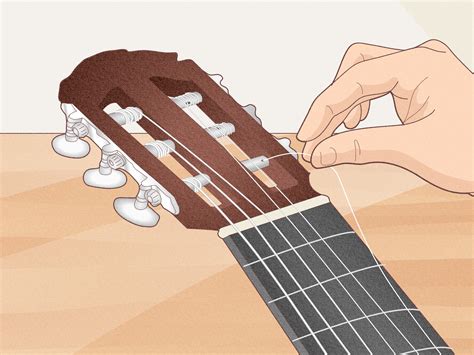 change classical guitar strings  pictures wikihow