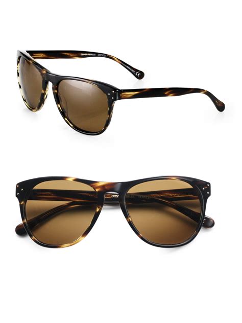Lyst Oliver Peoples Daddy B Wayfarer Sunglasses In Brown