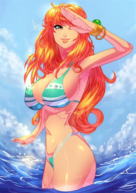 Nami The One Piece Fanart D By Xdtopsu01 On Deviantart