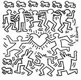 Keith Haring Malvorlagen Sagome Kaynak sketch template