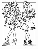 Ever After High Apple Cartoon Blondie Locks Coloring Jr Pages Amp Girl sketch template