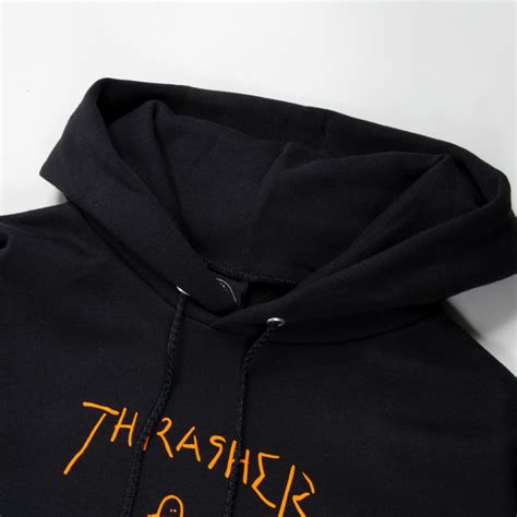 Thrasher Gonz Pullover Hooded Sweatshirt Black 144819 Consortium