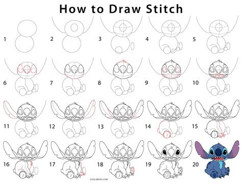 draw stitch step  step pictures coolbkids