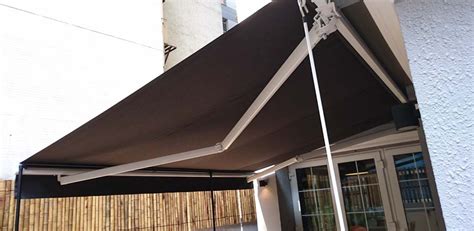 folding arms awning deluxe blind