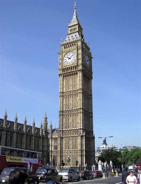big ben london uk clock tower view
